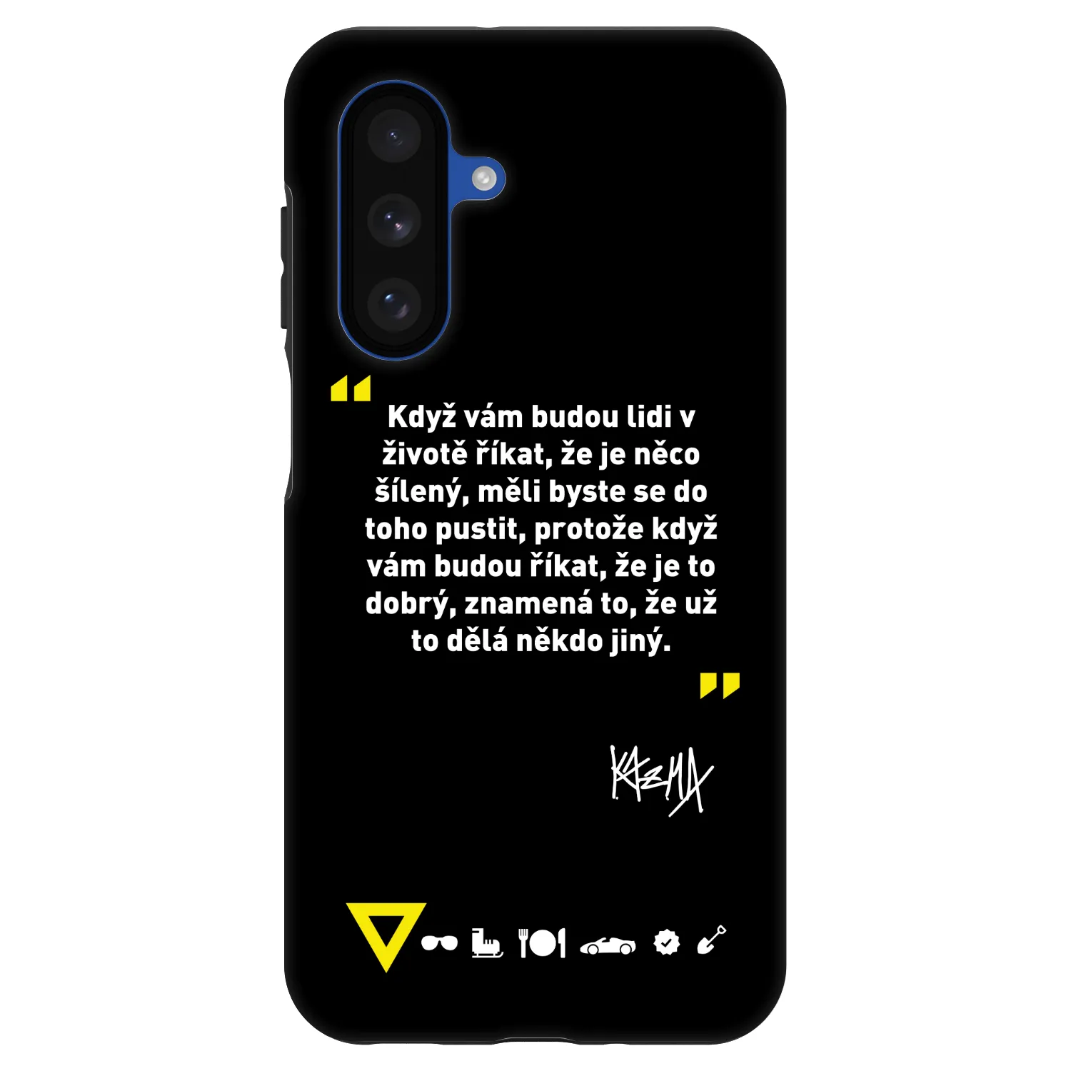 Picasee Fashion Case pro Samsung Galaxy A17 5G - Kazma - MĚLI BYSTE SE DO TOHO PUSTIT