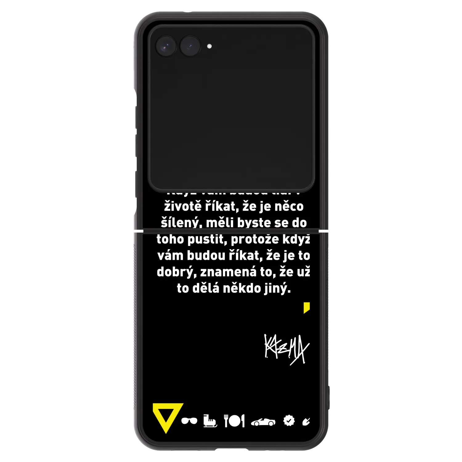 Picasee ULTIMATE CASE pro Motorola Razr 60 - Kazma - MĚLI BYSTE SE DO TOHO PUSTIT