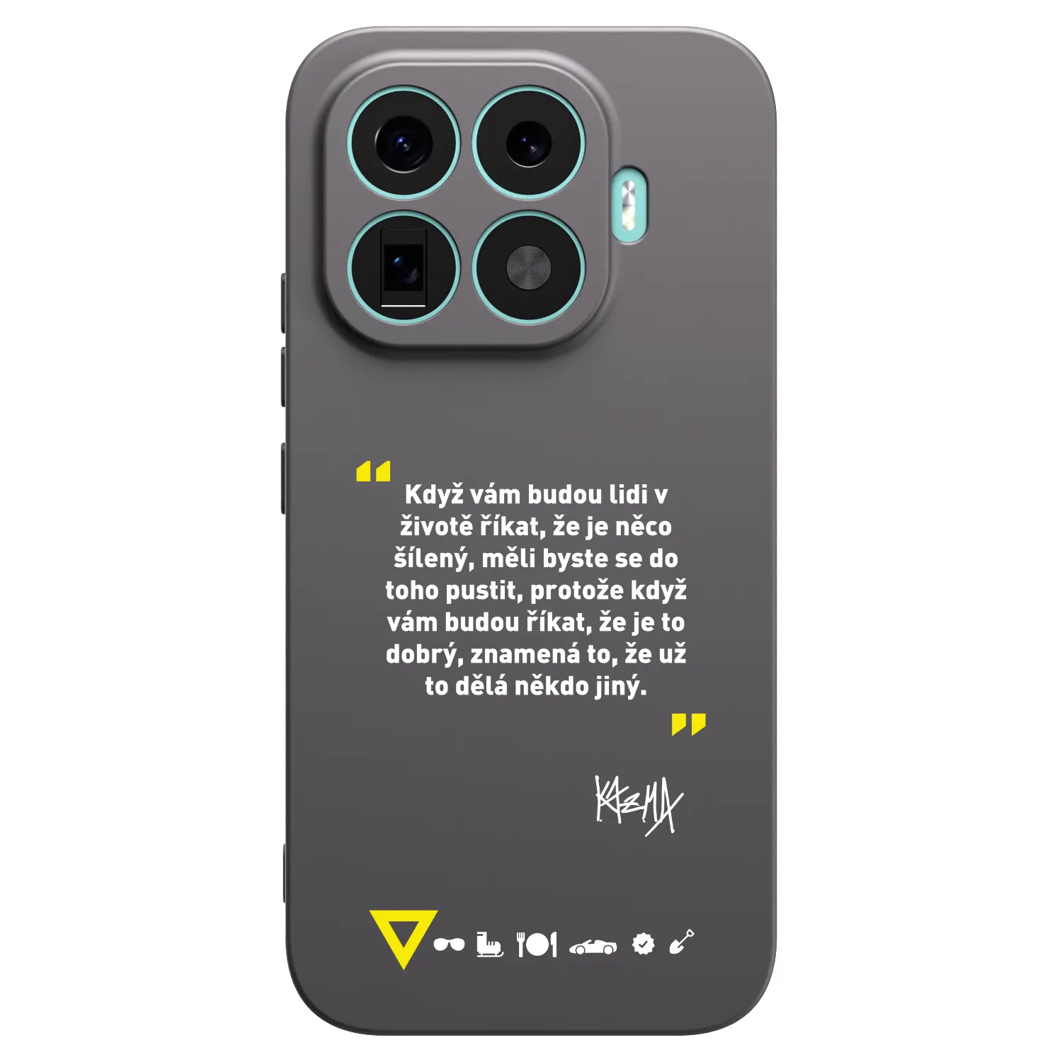 Picasee silikonový černý obal pro Xiaomi 17T - Kazma - MĚLI BYSTE SE DO TOHO PUSTIT