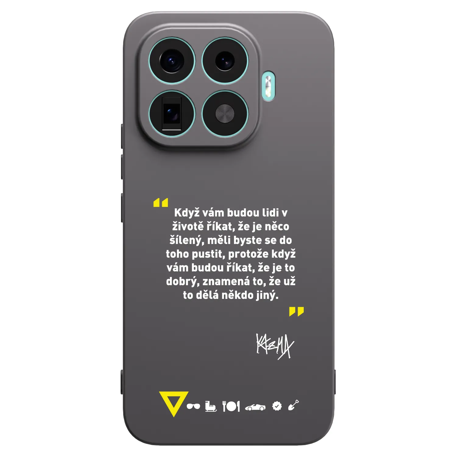 Picasee silikonový černý obal pro Xiaomi 17T Pro - Kazma - MĚLI BYSTE SE DO TOHO PUSTIT