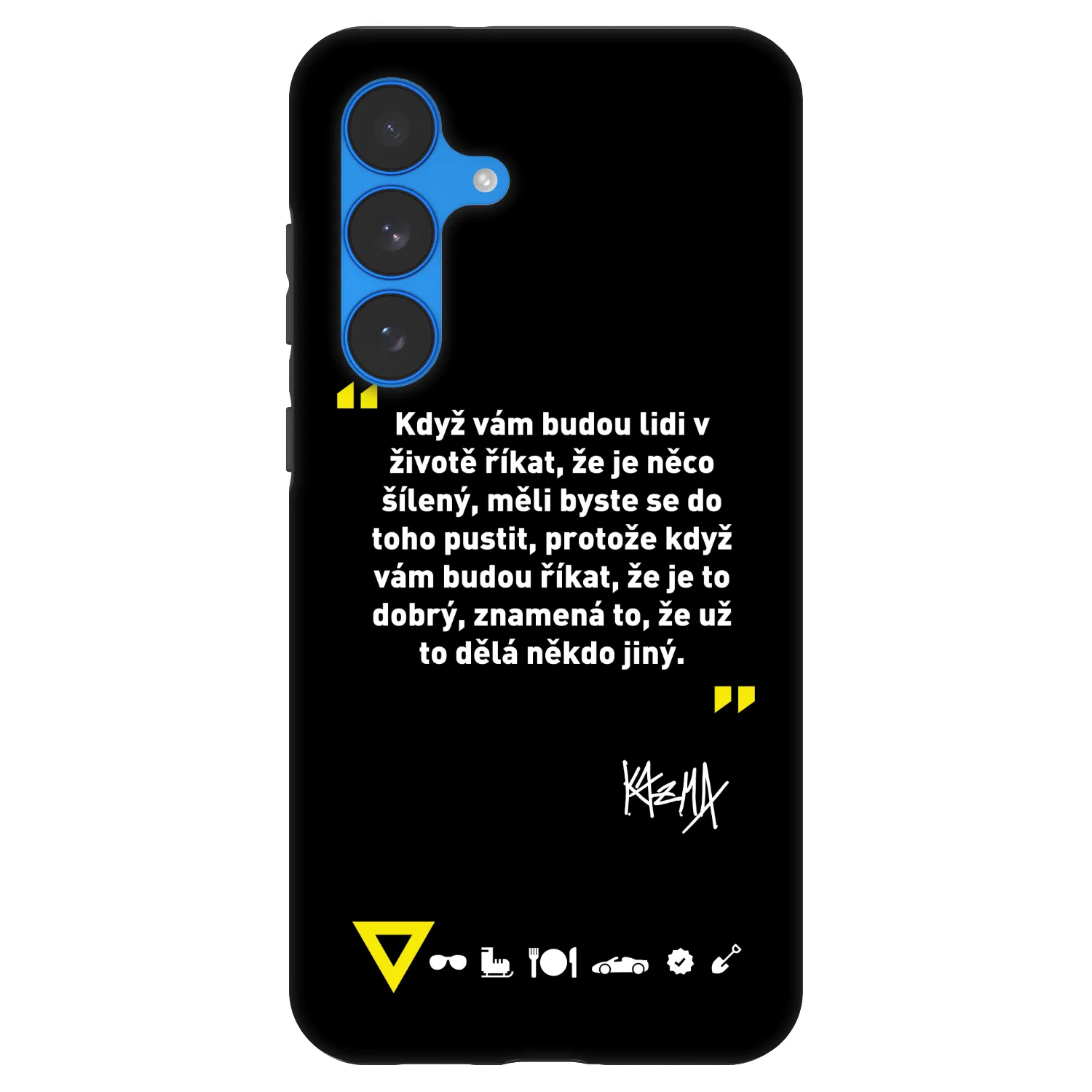Picasee Fashion Case pro Samsung Galaxy S25 FE 5G - Kazma - MĚLI BYSTE SE DO TOHO PUSTIT