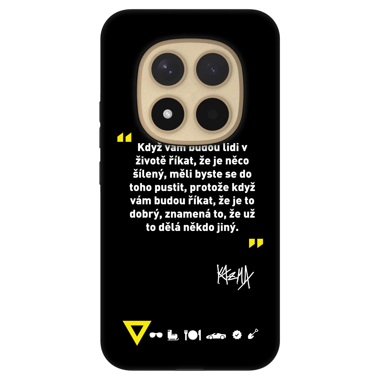 Picasee Fashion Case pro Xiaomi Redmi Note 15 Pro+ - Kazma - MĚLI BYSTE SE DO TOHO PUSTIT