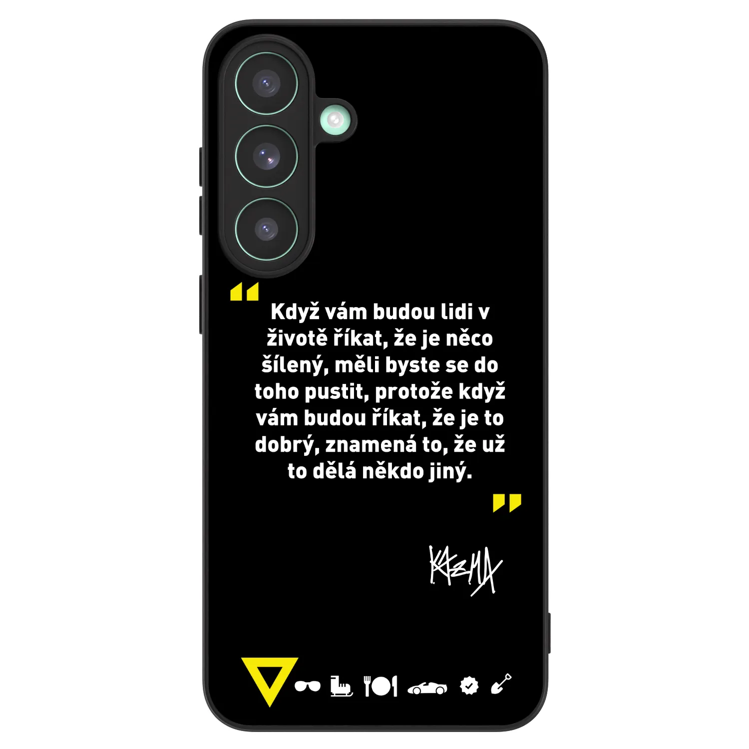 Picasee ULTIMATE CASE PowerShare pro Samsung Galaxy S26 FE - Kazma - MĚLI BYSTE SE DO TOHO PUSTIT