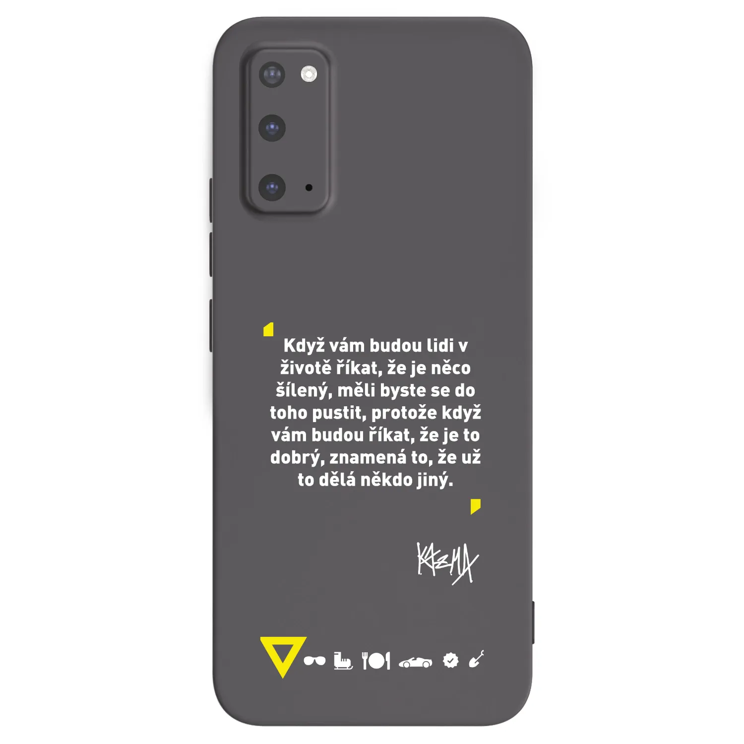 Picasee silikonový černý obal pro Samsung Galaxy S20 G980F - Kazma - MĚLI BYSTE SE DO TOHO PUSTIT