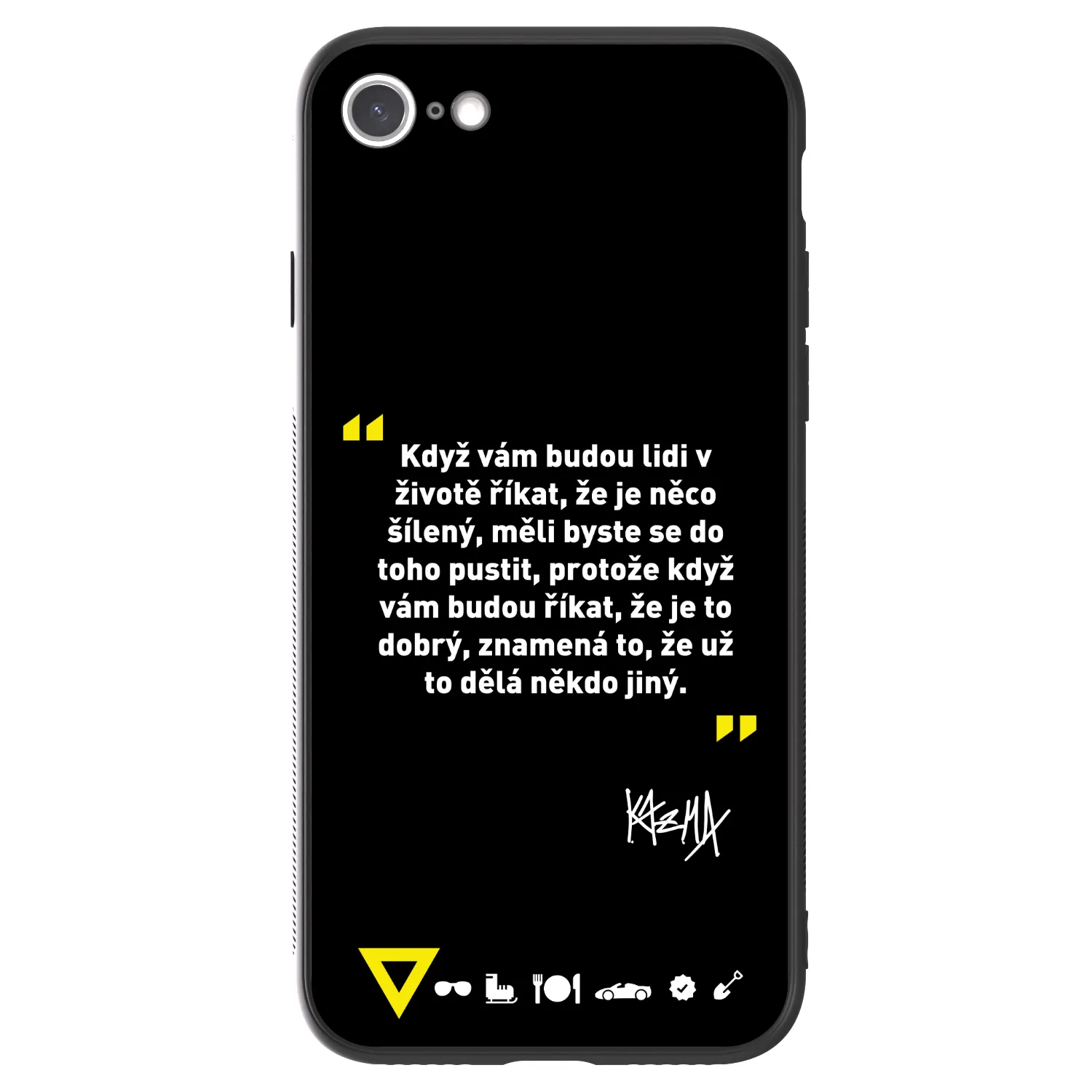 Picasee ULTIMATE CASE pro Apple iPhone 7 - Kazma - MĚLI BYSTE SE DO TOHO PUSTIT