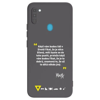 Obal pro Samsung Galaxy M11 - Kazma - MĚLI BYSTE SE DO TOHO PUSTIT