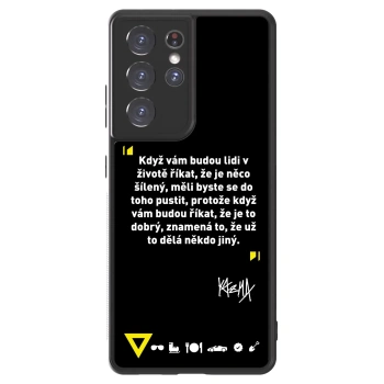 Picasee ULTIMATE CASE pro Samsung Galaxy S21 Ultra 5G G998B - Kazma - MĚLI BYSTE SE DO TOHO PUSTIT