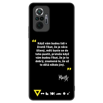 Picasee ULTIMATE CASE pro Xiaomi Redmi Note 10 Pro - Kazma - MĚLI BYSTE SE DO TOHO PUSTIT