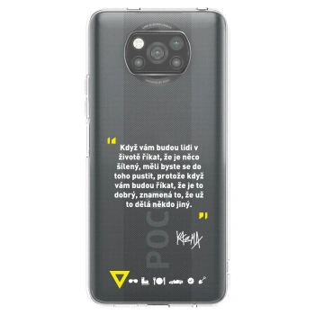Picasee silikonový černý obal pro Xiaomi Poco X3 Pro - Kazma - MĚLI BYSTE SE DO TOHO PUSTIT