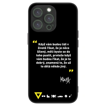 Picasee ULTIMATE CASE pro Apple iPhone 13 Pro - Kazma - MĚLI BYSTE SE DO TOHO PUSTIT
