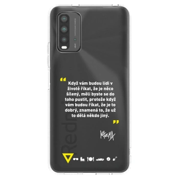 Picasee silikonový černý obal pro Xiaomi Redmi 9T - Kazma - MĚLI BYSTE SE DO TOHO PUSTIT
