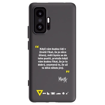 Picasee silikonový černý obal pro Xiaomi 11T - Kazma - MĚLI BYSTE SE DO TOHO PUSTIT