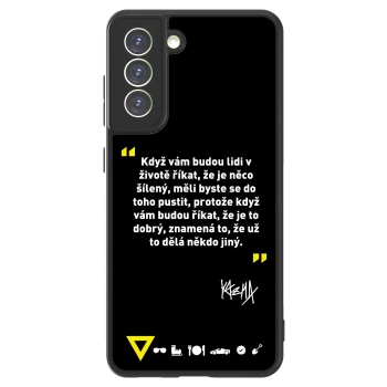 Picasee ULTIMATE CASE pro Samsung Galaxy S21 FE 5G - Kazma - MĚLI BYSTE SE DO TOHO PUSTIT