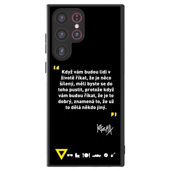 Picasee ULTIMATE CASE pro Samsung Galaxy S22 Ultra 5G - Kazma - MĚLI BYSTE SE DO TOHO PUSTIT