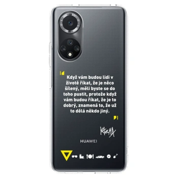 Picasee silikonový průhledný obal pro Huawei Nova 9 SE - Kazma - MĚLI BYSTE SE DO TOHO PUSTIT
