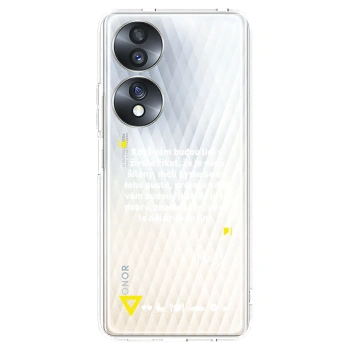 Picasee silikonový průhledný obal pro Honor 70 - Kazma - MĚLI BYSTE SE DO TOHO PUSTIT