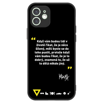 Picasee ULTIMATE CASE MagSafe pro Apple iPhone 12 - Kazma - MĚLI BYSTE SE DO TOHO PUSTIT