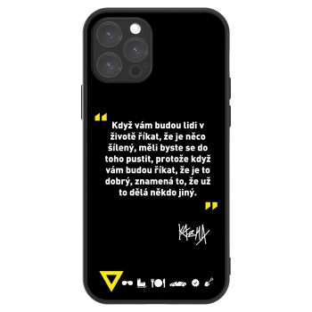 Picasee ULTIMATE CASE MagSafe pro Apple iPhone 12 Pro - Kazma - MĚLI BYSTE SE DO TOHO PUSTIT