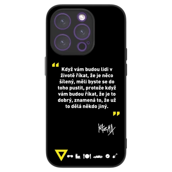 Picasee ULTIMATE CASE MagSafe pro Apple iPhone 14 Pro - Kazma - MĚLI BYSTE SE DO TOHO PUSTIT