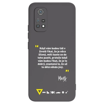 Picasee silikonový černý obal pro Xiaomi Poco M4 Pro - Kazma - MĚLI BYSTE SE DO TOHO PUSTIT