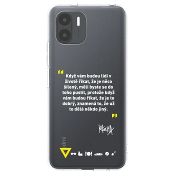 Picasee silikonový průhledný obal pro Xiaomi Redmi A2 - Kazma - MĚLI BYSTE SE DO TOHO PUSTIT