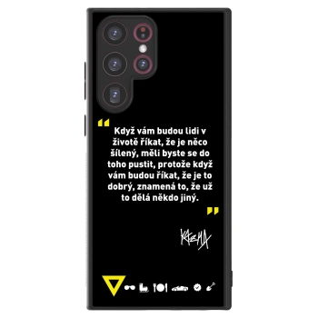 Picasee ULTIMATE CASE PowerShare pro Samsung Galaxy S22 Ultra 5G - Kazma - MĚLI BYSTE SE DO TOHO PUSTIT