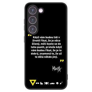 Picasee ULTIMATE CASE PowerShare pro Samsung Galaxy S23 5G - Kazma - MĚLI BYSTE SE DO TOHO PUSTIT