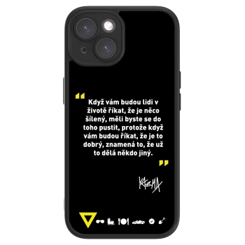 Obal pro Apple iPhone 15 - Kazma - MĚLI BYSTE SE DO TOHO PUSTIT