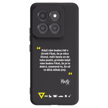 Picasee silikonový černý obal pro Xiaomi 14 Pro - Kazma - MĚLI BYSTE SE DO TOHO PUSTIT