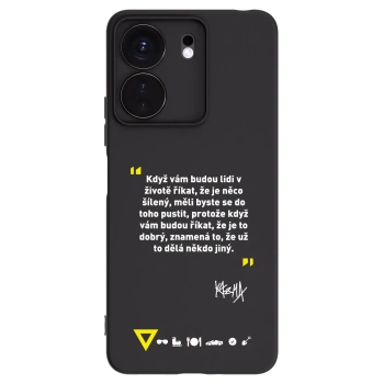 Picasee silikonový černý obal pro Xiaomi Redmi 13C 4G - Kazma - MĚLI BYSTE SE DO TOHO PUSTIT