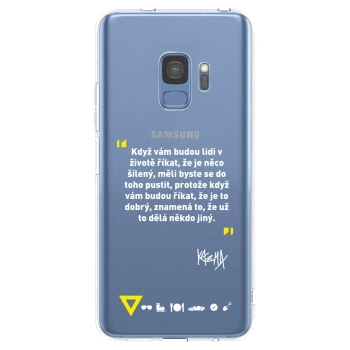 Obal pro Samsung Galaxy S9 G960F - Kazma - MĚLI BYSTE SE DO TOHO PUSTIT