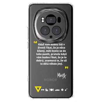 Picasee silikonový průhledný obal pro Honor Magic6 Pro - Kazma - MĚLI BYSTE SE DO TOHO PUSTIT