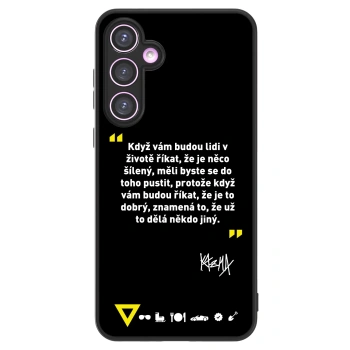 Picasee ULTIMATE CASE pro Samsung Galaxy A35 5G A356B - Kazma - MĚLI BYSTE SE DO TOHO PUSTIT