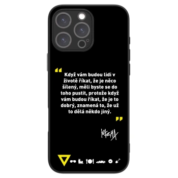 Picasee ULTIMATE CASE pro Apple iPhone 16 Pro Max - Kazma - MĚLI BYSTE SE DO TOHO PUSTIT