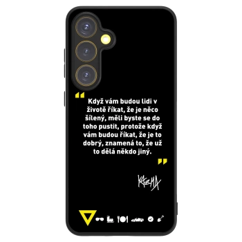 Picasee ULTIMATE CASE pro Samsung Galaxy S24 FE S721B - Kazma - MĚLI BYSTE SE DO TOHO PUSTIT