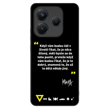 Picasee ULTIMATE CASE pro Xiaomi Redmi Note 14 5G - Kazma - MĚLI BYSTE SE DO TOHO PUSTIT