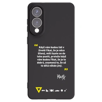 Picasee silikonový černý obal pro Samsung Galaxy S25 Edge 5G - Kazma - MĚLI BYSTE SE DO TOHO PUSTIT