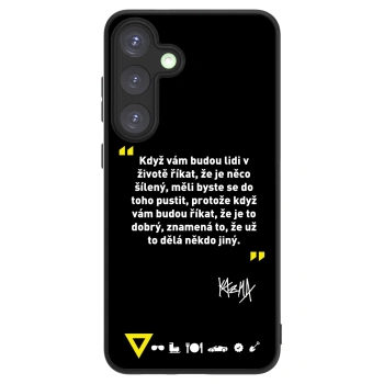 Picasee ULTIMATE CASE pro Samsung Galaxy S25+ 5G - Kazma - MĚLI BYSTE SE DO TOHO PUSTIT