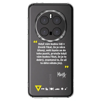 Picasee silikonový průhledný obal pro Honor Magic7 Pro 5G - Kazma - MĚLI BYSTE SE DO TOHO PUSTIT