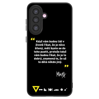 Picasee ULTIMATE CASE pro Samsung Galaxy A36 5G - Kazma - MĚLI BYSTE SE DO TOHO PUSTIT