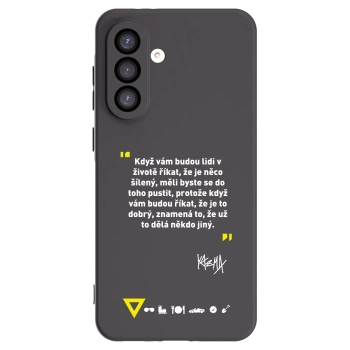 Picasee silikonový černý obal pro Samsung Galaxy A26 5G A266B - Kazma - MĚLI BYSTE SE DO TOHO PUSTIT