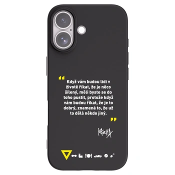 Picasee silikonový černý obal pro Apple iPhone 17 - Kazma - MĚLI BYSTE SE DO TOHO PUSTIT