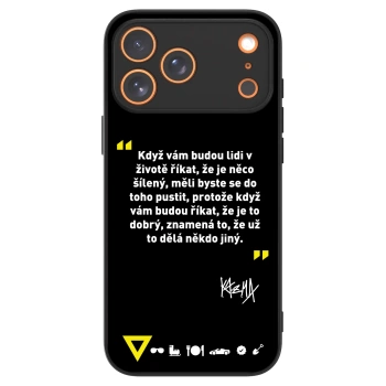 Picasee ULTIMATE CASE MagSafe pro Apple iPhone 17 Pro Max - Kazma - MĚLI BYSTE SE DO TOHO PUSTIT