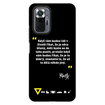 Obal pro Xiaomi Redmi Note 10 Pro - Kazma - MĚLI BYSTE SE DO TOHO PUSTIT