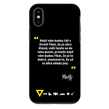 Obal pro Apple iPhone X/XS - Kazma - MĚLI BYSTE SE DO TOHO PUSTIT