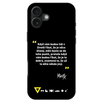 Obal pro Apple iPhone 16 Plus - Kazma - MĚLI BYSTE SE DO TOHO PUSTIT