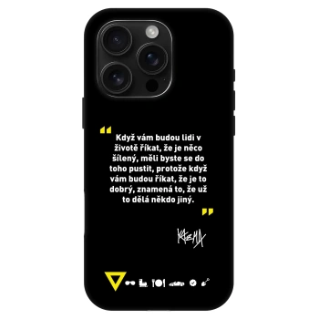 Picasee Fashion Case MagSafe Apple iPhone 16 Pro - Kazma - MĚLI BYSTE SE DO TOHO PUSTIT