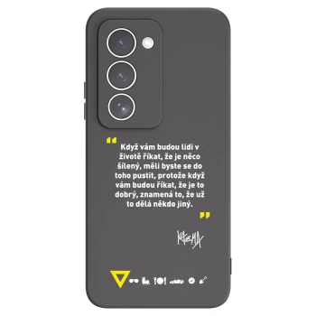 Picasee silikonový černý obal pro Xiaomi Redmi 15 5G - Kazma - MĚLI BYSTE SE DO TOHO PUSTIT