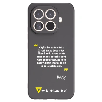Picasee silikonový černý obal pro Xiaomi 15T Pro - Kazma - MĚLI BYSTE SE DO TOHO PUSTIT