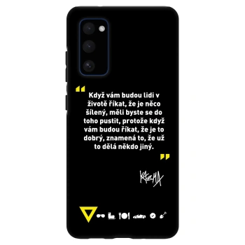 Obal pro Samsung Galaxy S20 FE - Kazma - MĚLI BYSTE SE DO TOHO PUSTIT